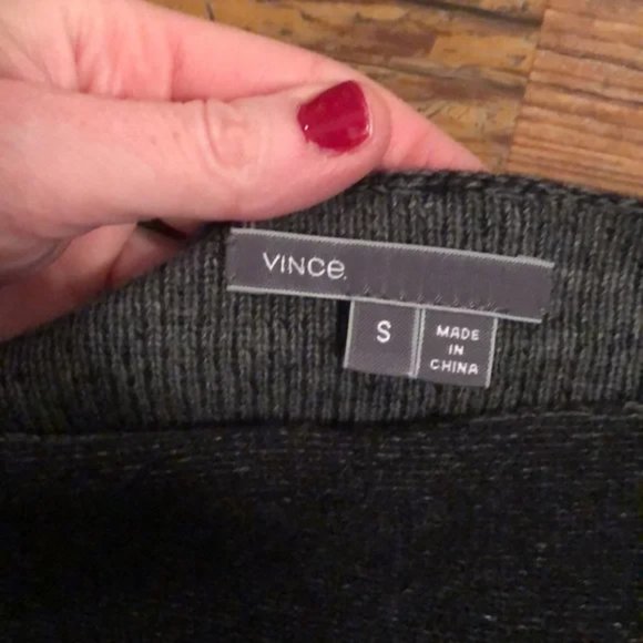 New Vince cashmere wool striped boatneck boxy relaxed fit minimalist sweater - Picture 14 of 15